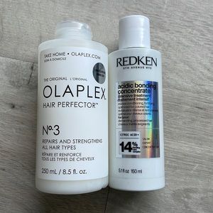 Olaplex No 3 Hair Perfector & Redken Acidic Binding Concentrate